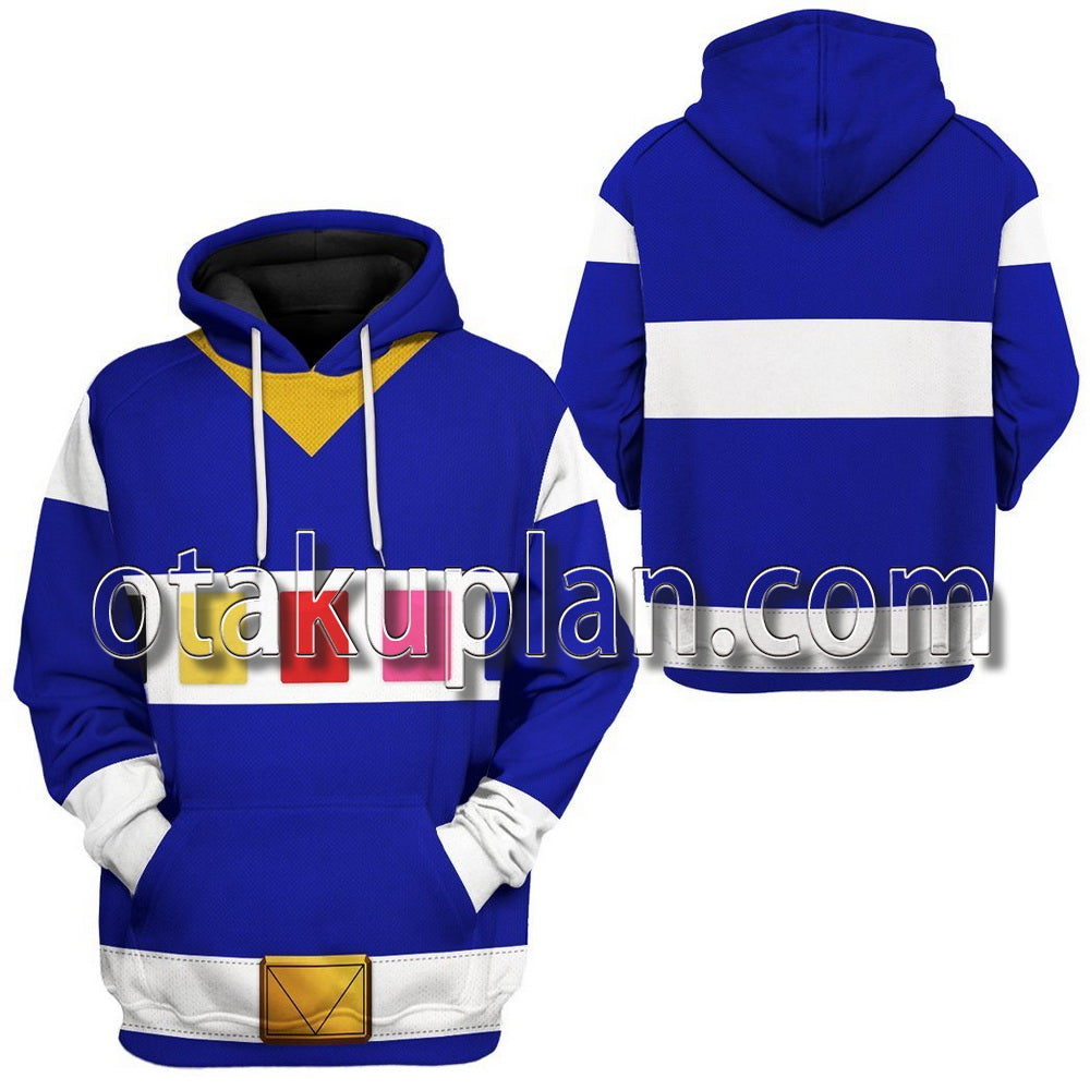 Power Rangers In Space Blue T-Shirt / Hoodie