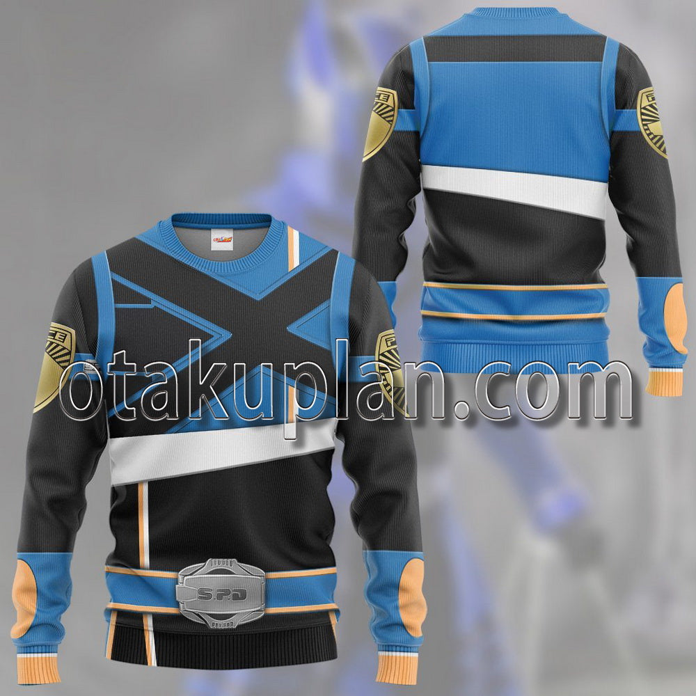Power Rangers Spd Blue Soul Of The Dragon T-Shirt / Hoodie