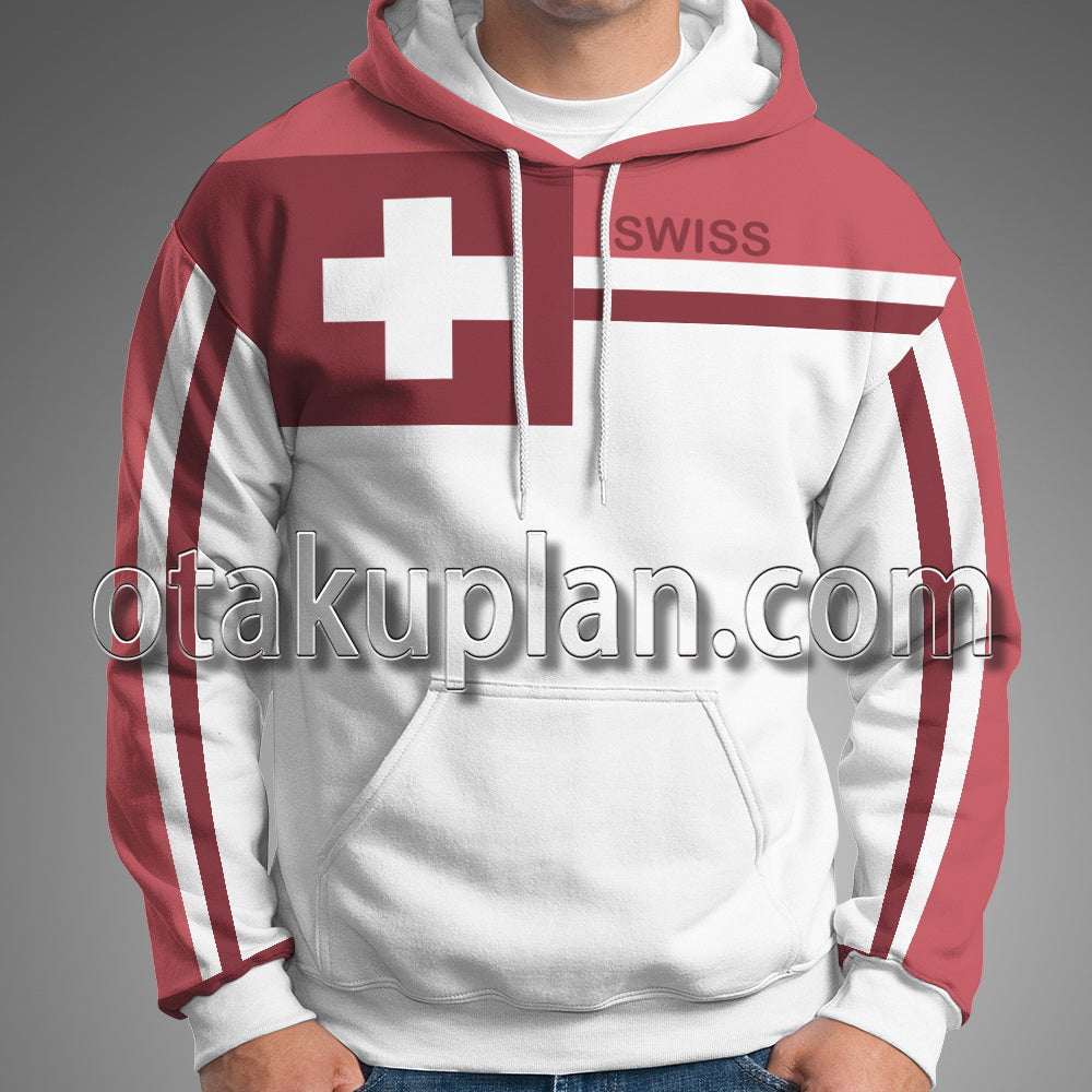 Prince Of Tennis Switzerland U-17 World Cup Team Cosplay Hoodie