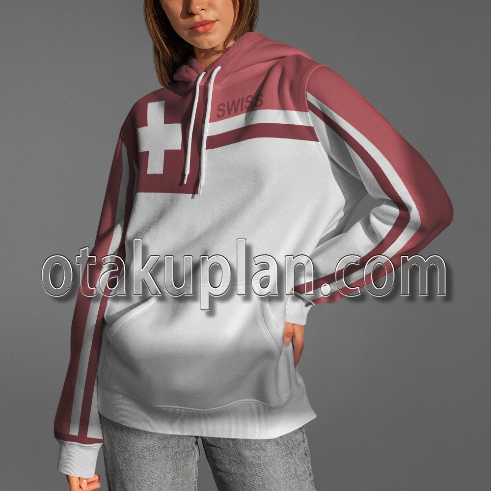Prince Of Tennis Switzerland U-17 World Cup Team Cosplay Hoodie