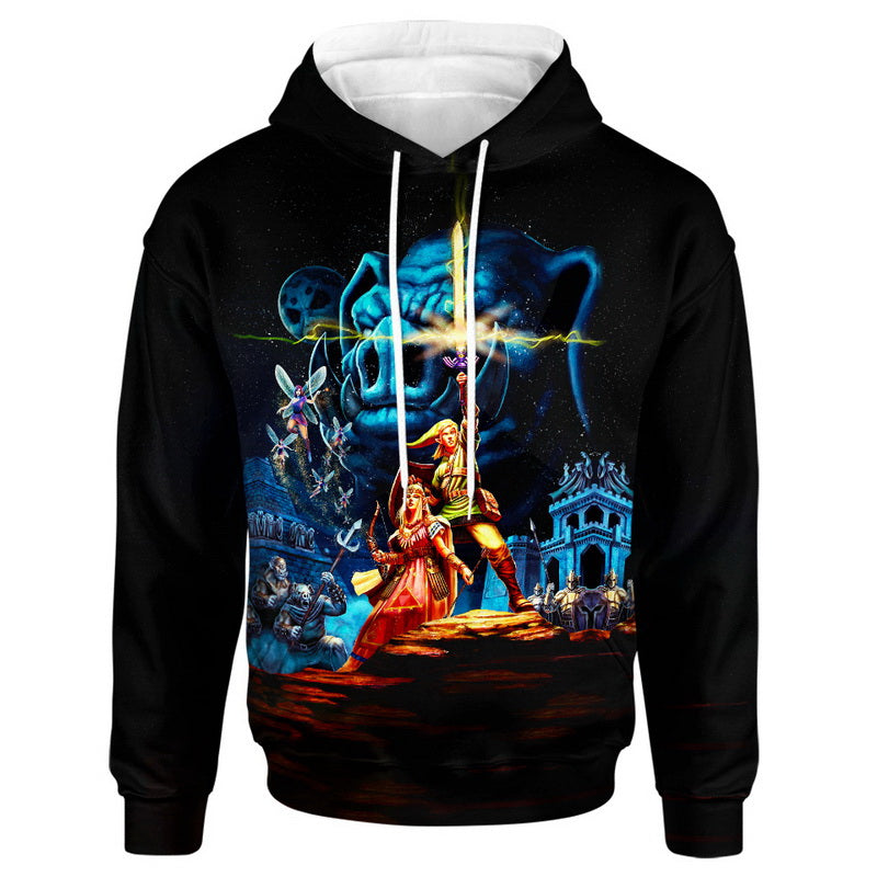Princess Zelda And Link Hoodie / T-Shirt