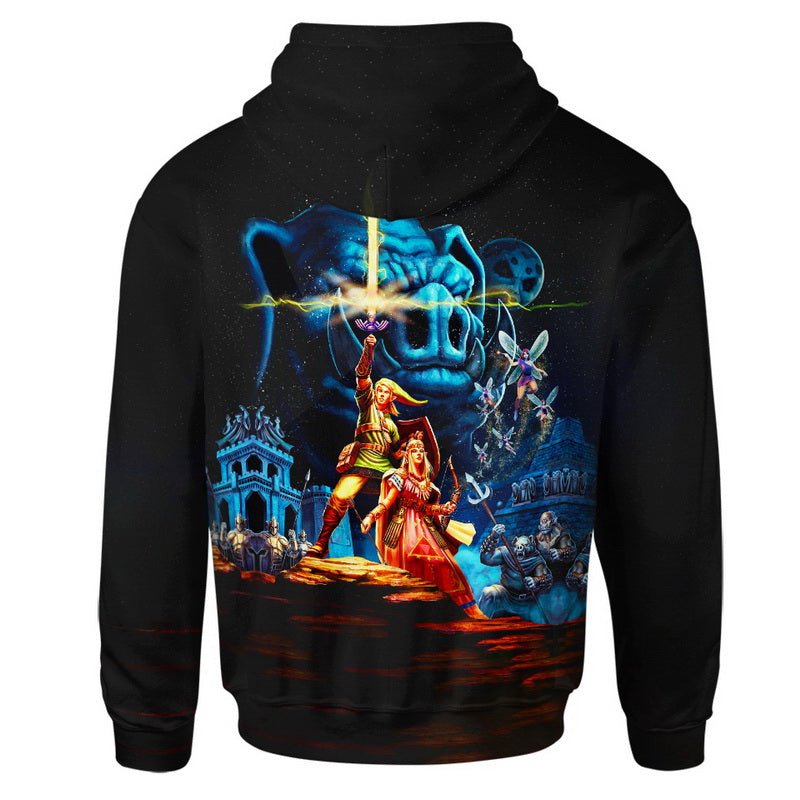 Princess Zelda And Link Hoodie / T-Shirt