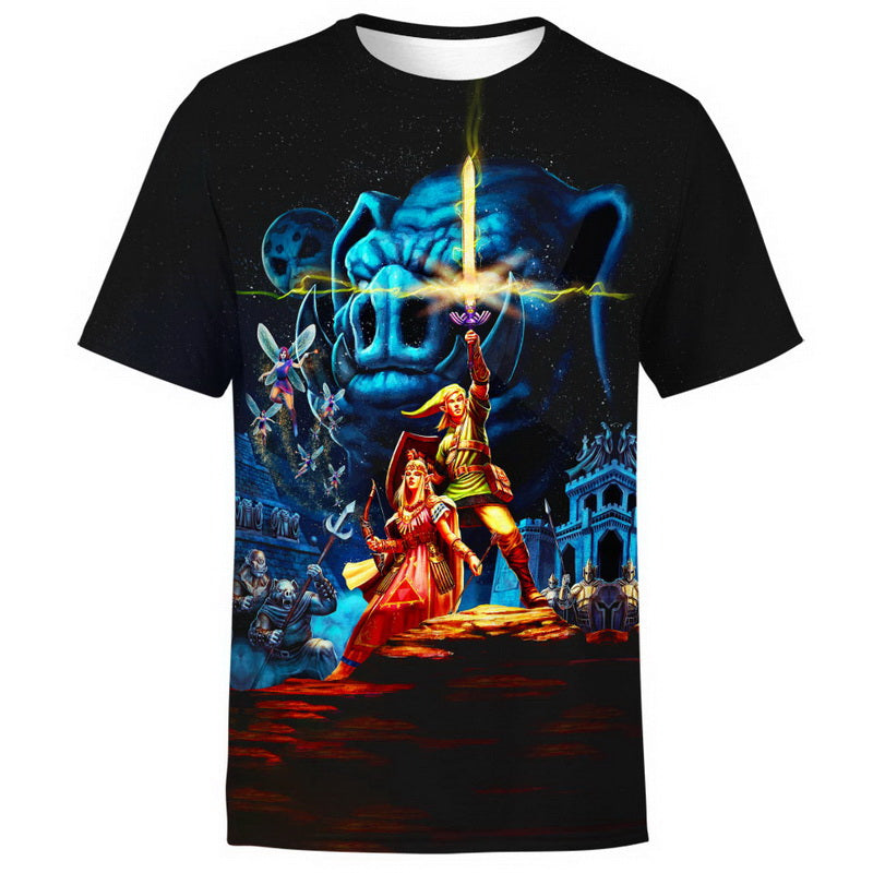 Princess Zelda And Link Hoodie / T-Shirt