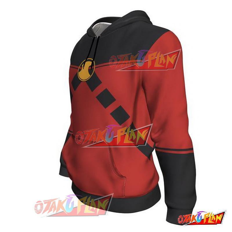 Red Robin Tim Drake All Over Print Pullover Hoodie