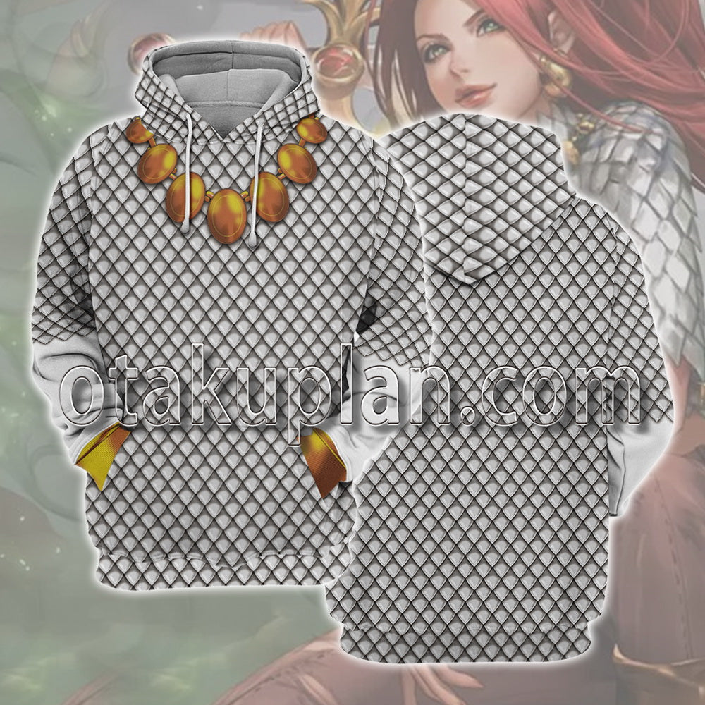 Red Sonja Mail Suit Cosplay Hoodie