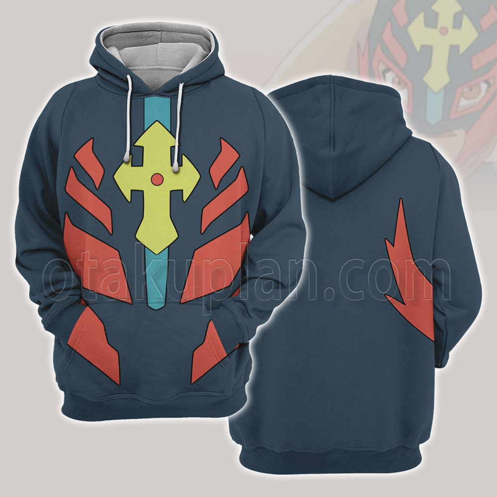 Rey Mysterio Vs La Oscuridad Header Cosplay Hoodie