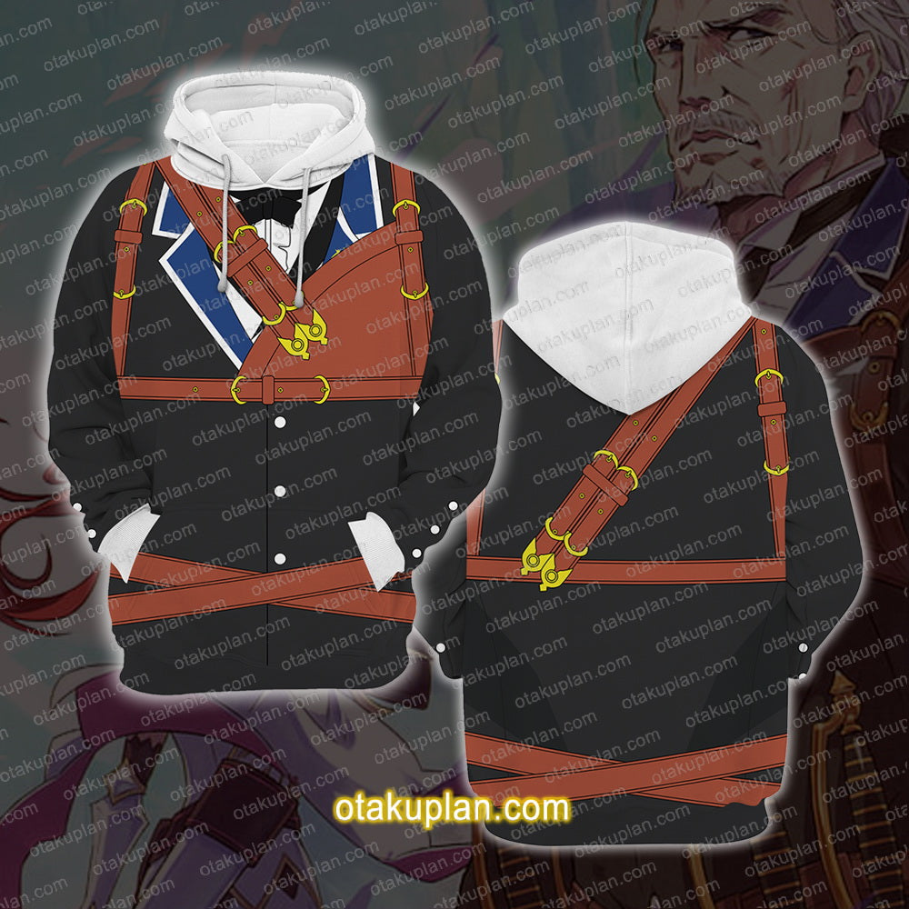 ReZero Wilhelm van Astrea Combat outfit Cosplay Hoodie