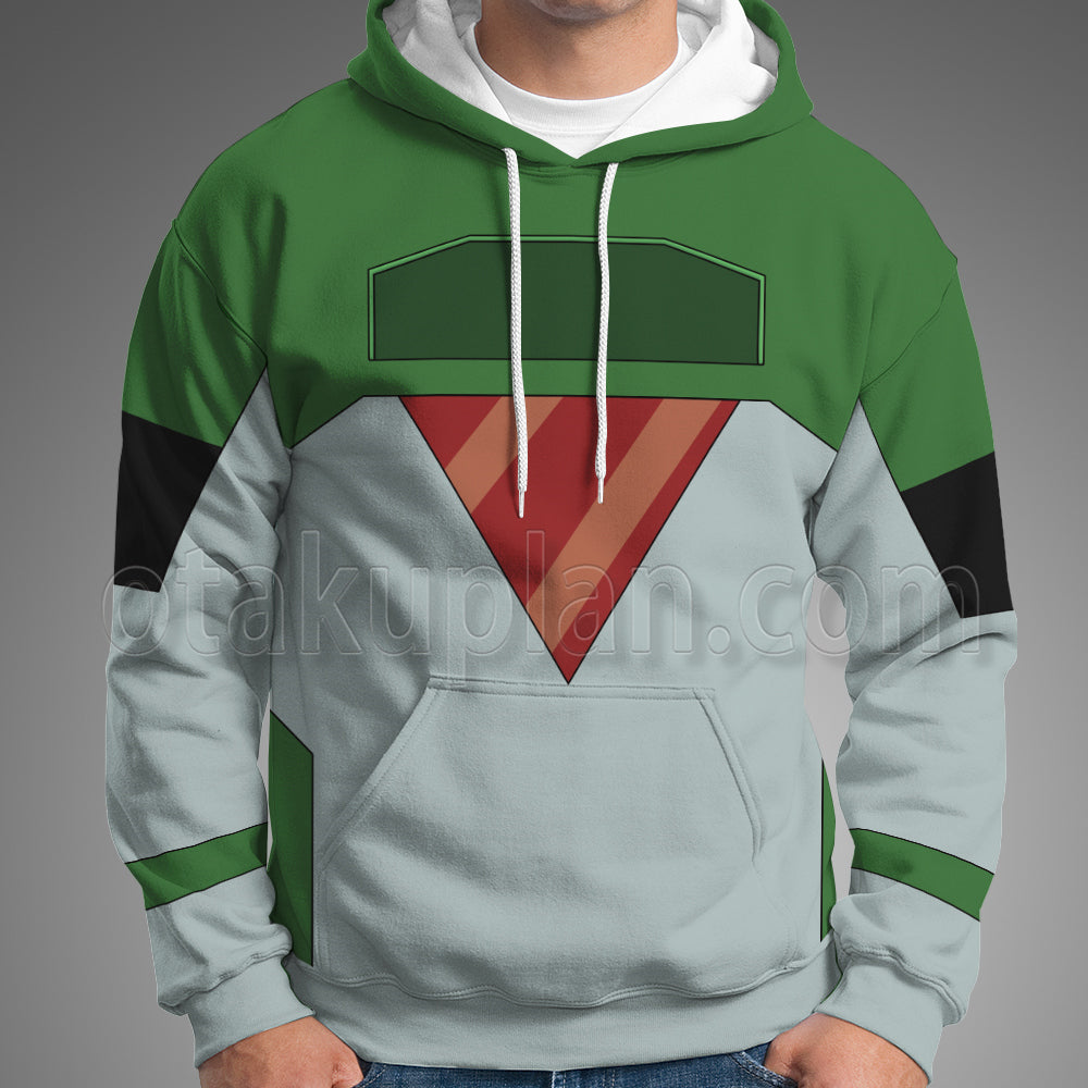 Rick And Morty Green Uniform Cosplay Hoodie