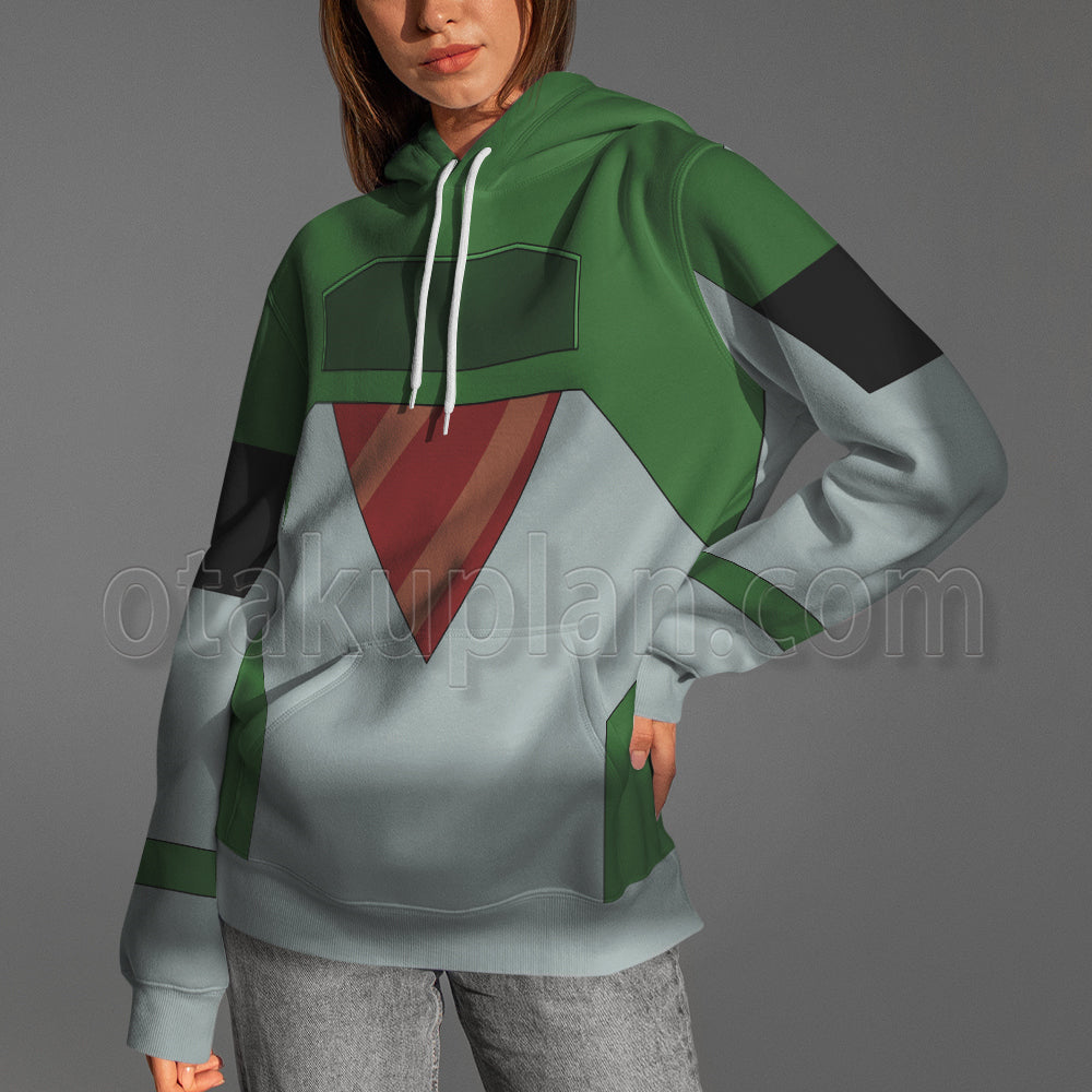 Rick And Morty Green Uniform Cosplay Hoodie