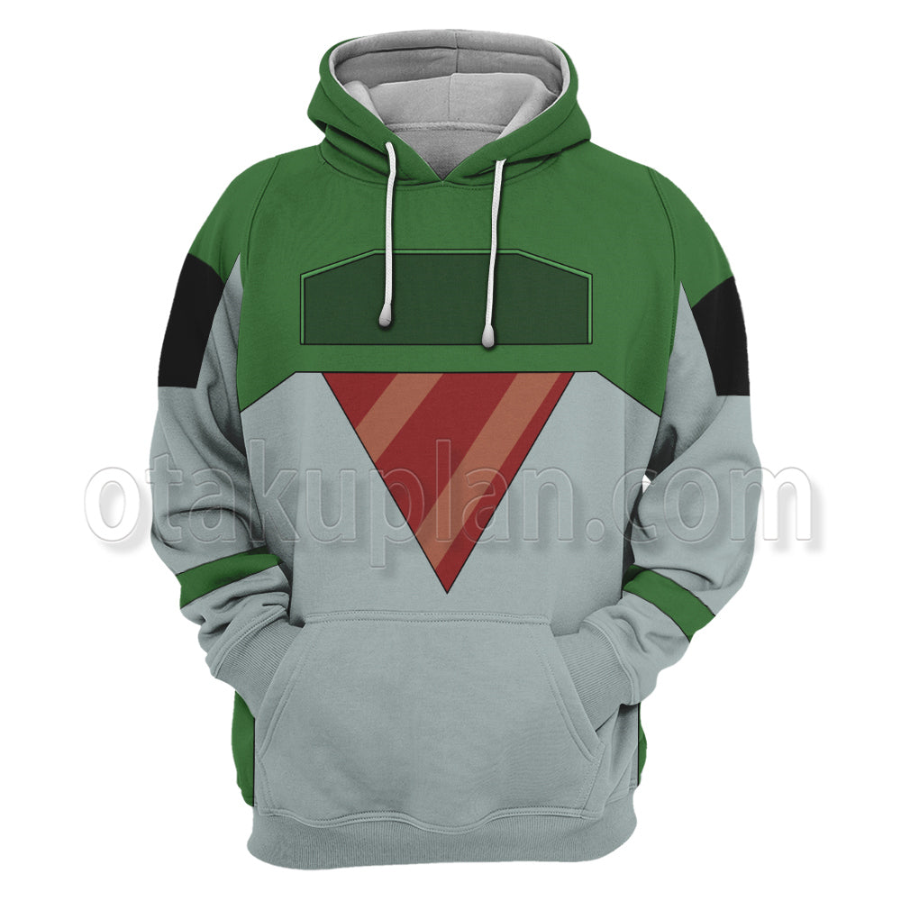 Rick And Morty Green Uniform Cosplay Hoodie