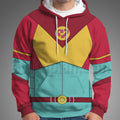 Rick And Morty Planetina Red Uniform Cosplay Hoodie