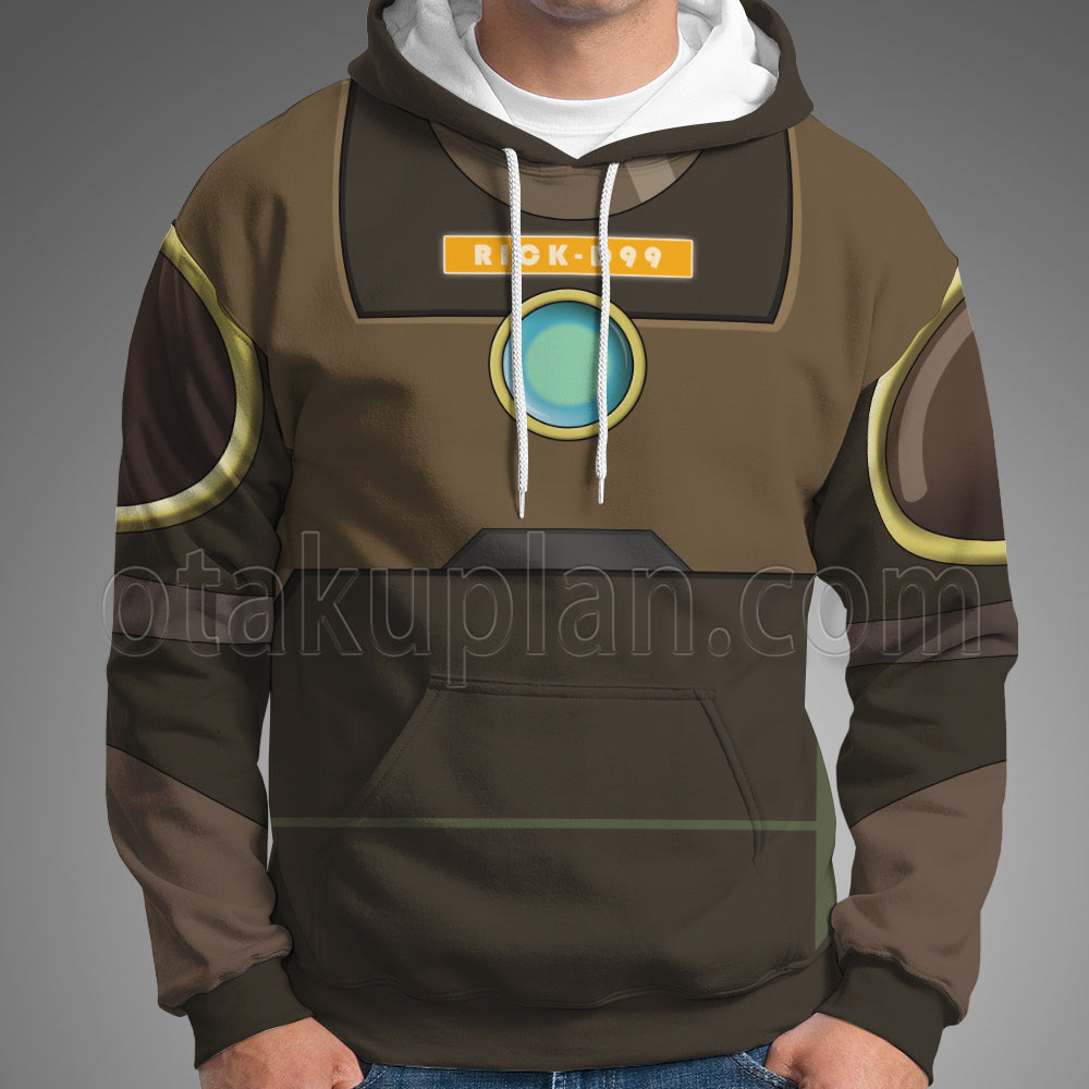 Rick And Morty Rick D99 Uniform Cosplay Hoodie