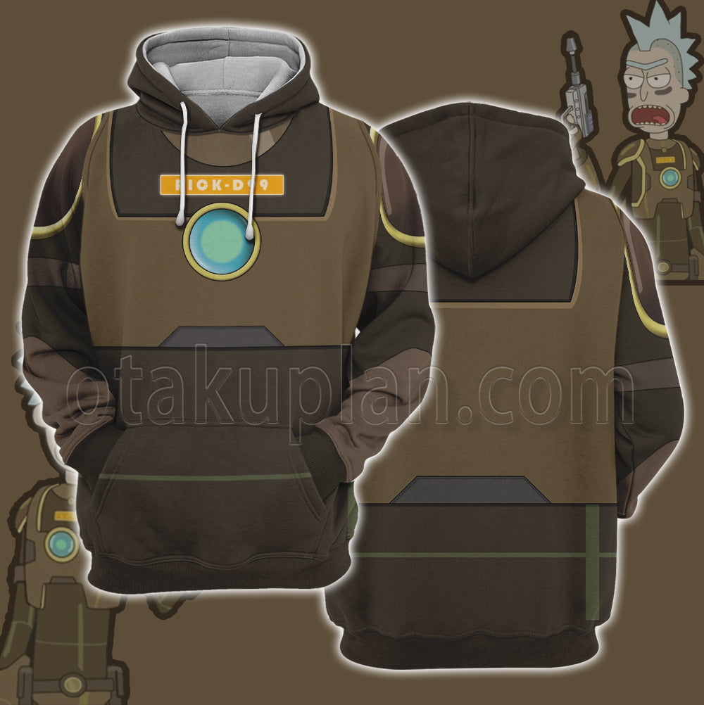 Rick And Morty Rick D99 Uniform Cosplay Hoodie