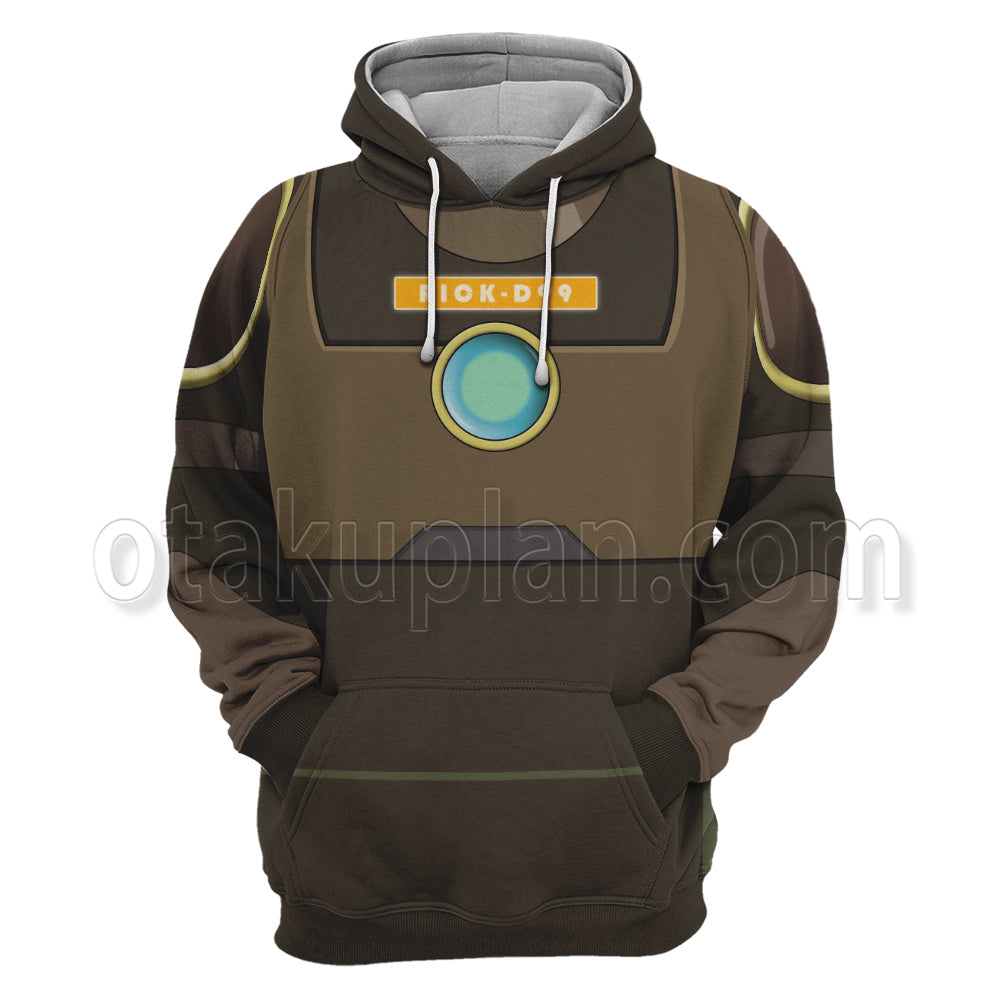 Rick And Morty Rick D99 Uniform Cosplay Hoodie