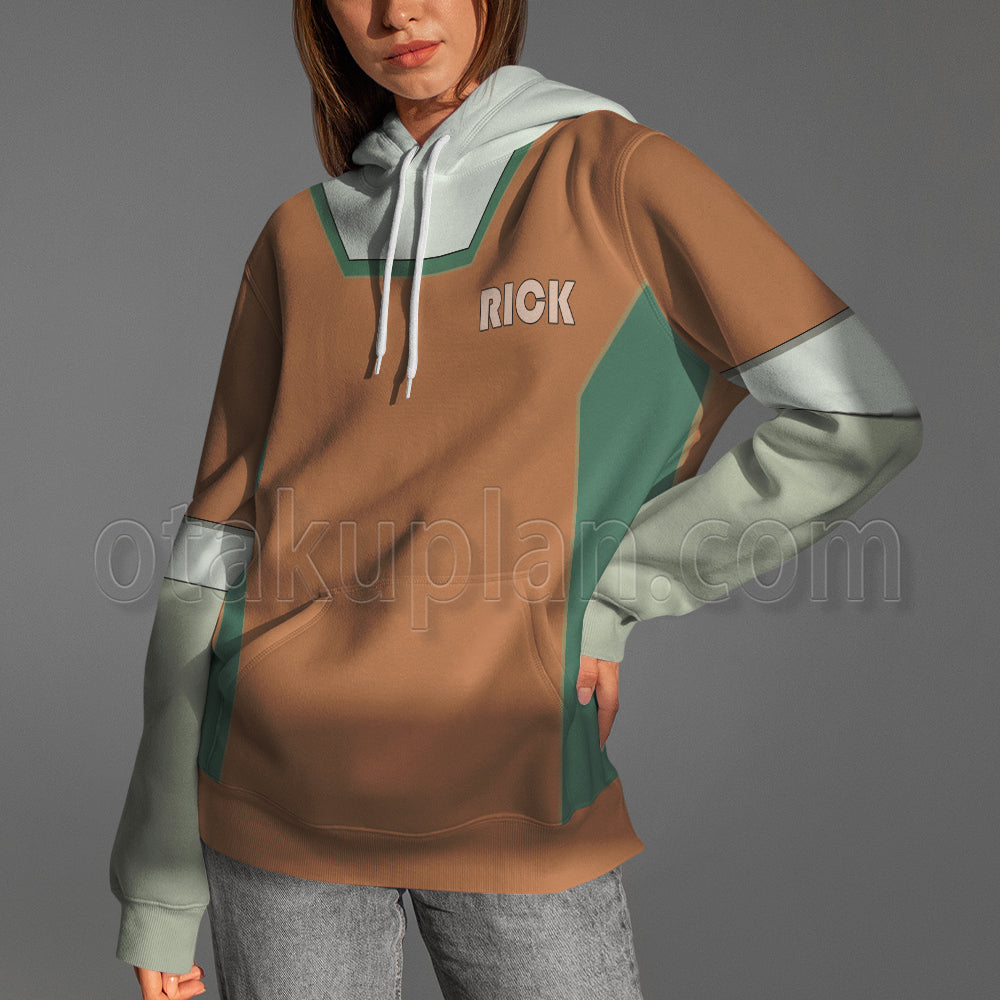 Rick And Morty Rick Prison Uniform Cosplay Hoodie