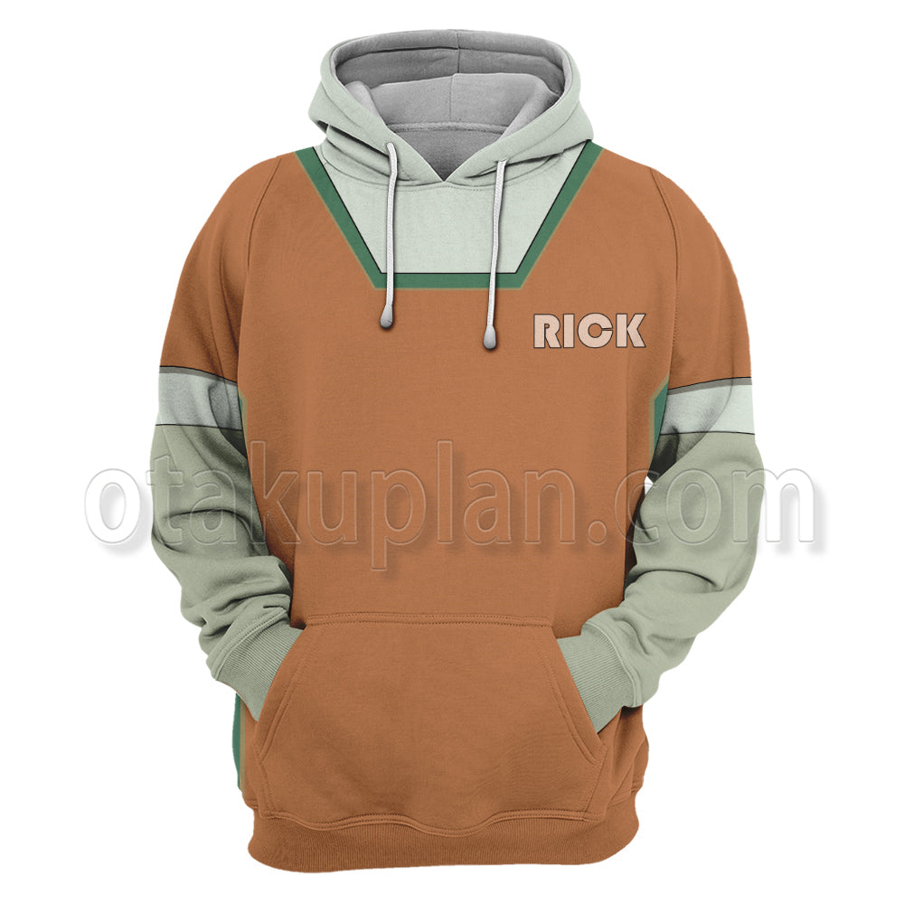 Rick And Morty Rick Prison Uniform Cosplay Hoodie