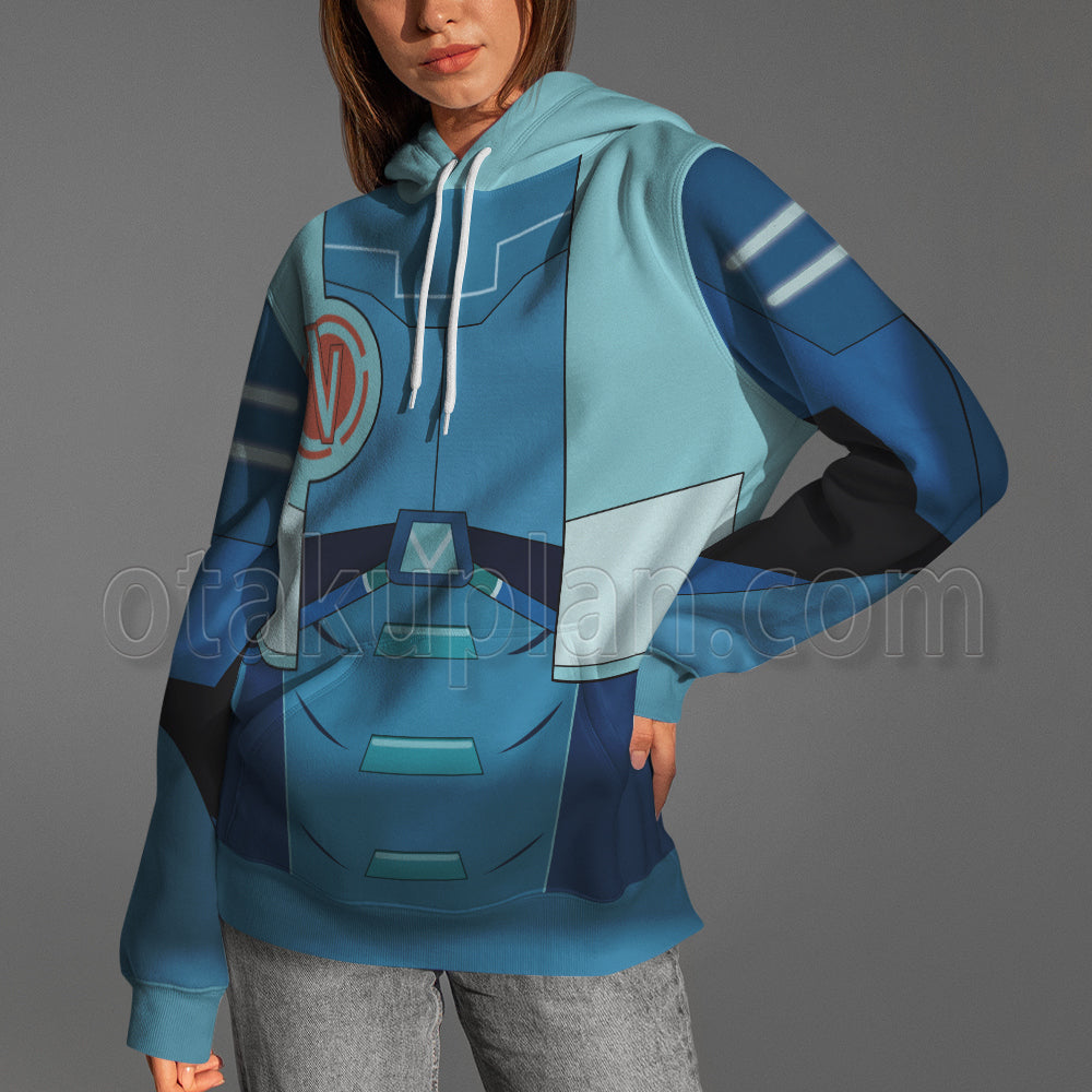 Rick And Morty The Death Of Maximus Renegade Blue Uniform Cosplay Hoodie