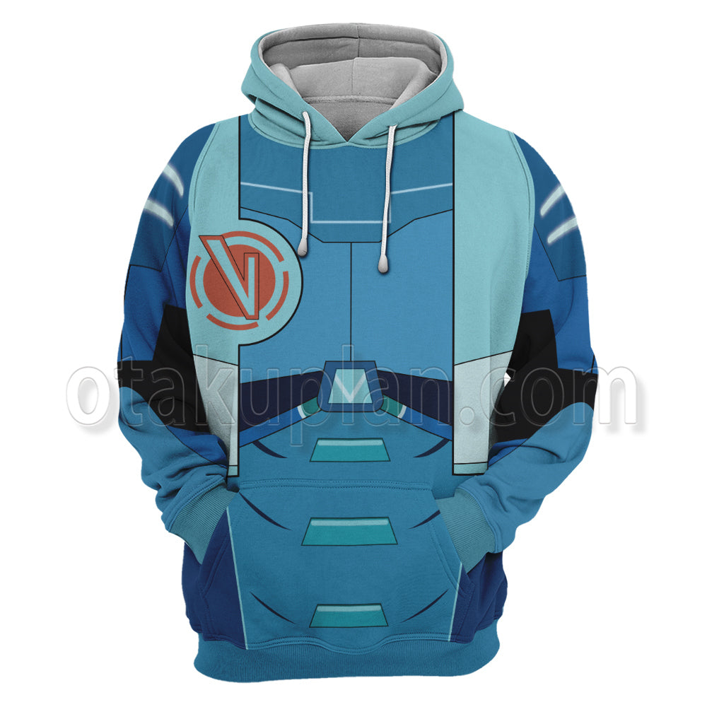 Rick And Morty The Death Of Maximus Renegade Blue Uniform Cosplay Hoodie