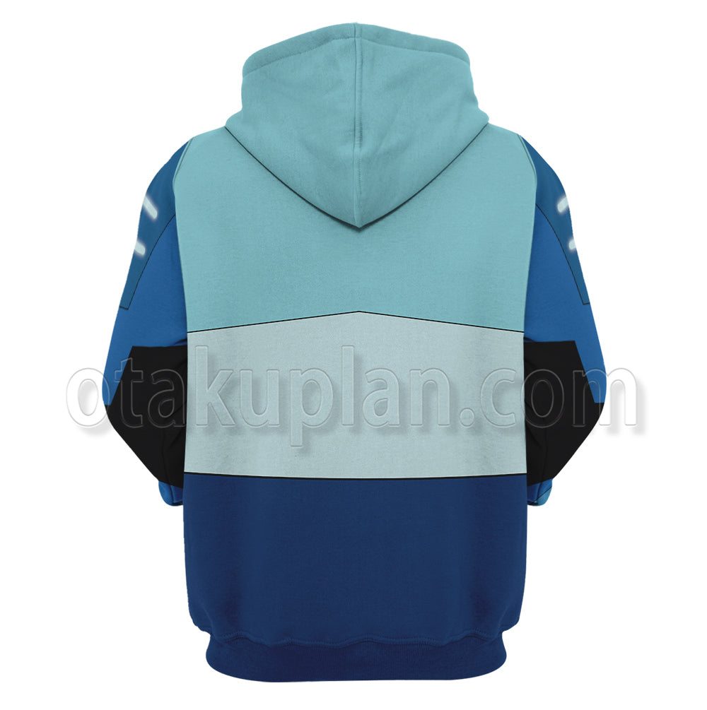 Rick And Morty The Death Of Maximus Renegade Blue Uniform Cosplay Hoodie