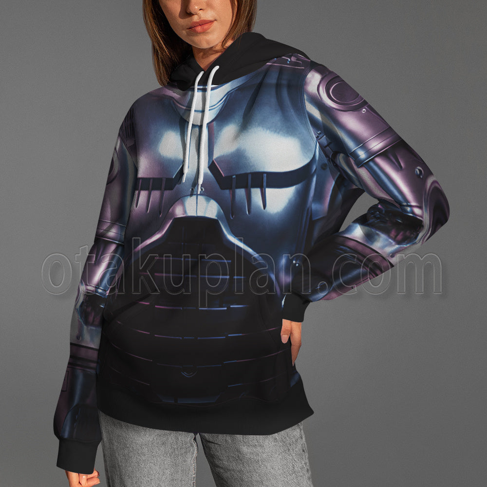Robo Cop Rogue City Alex Murphy Armor Classics Cosplay Hoodie