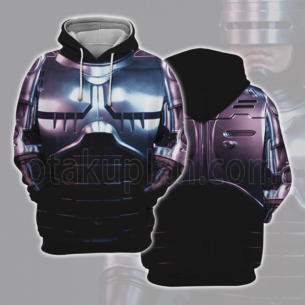 Robo Cop Rogue City Alex Murphy Armor Classics Cosplay Hoodie