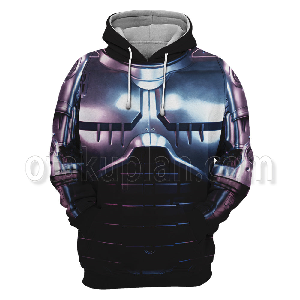 Robo Cop Rogue City Alex Murphy Armor Classics Cosplay Hoodie