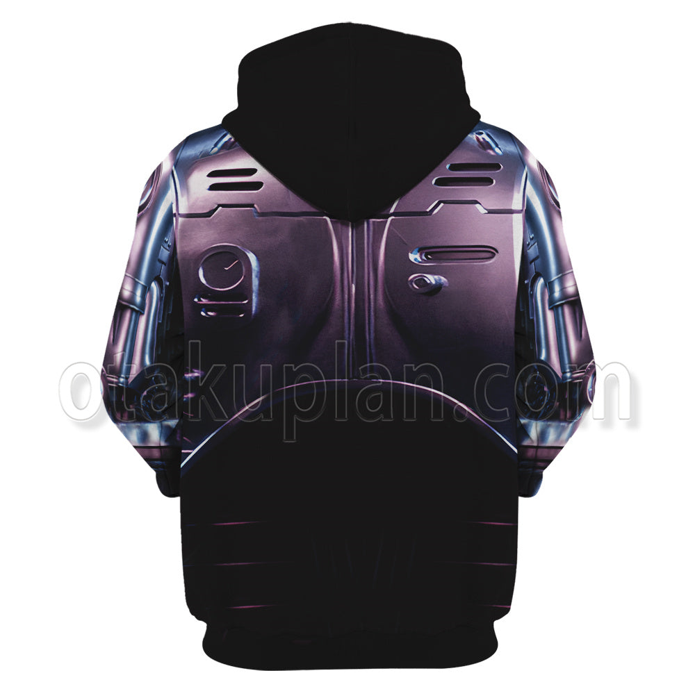 Robo Cop Rogue City Alex Murphy Armor Classics Cosplay Hoodie