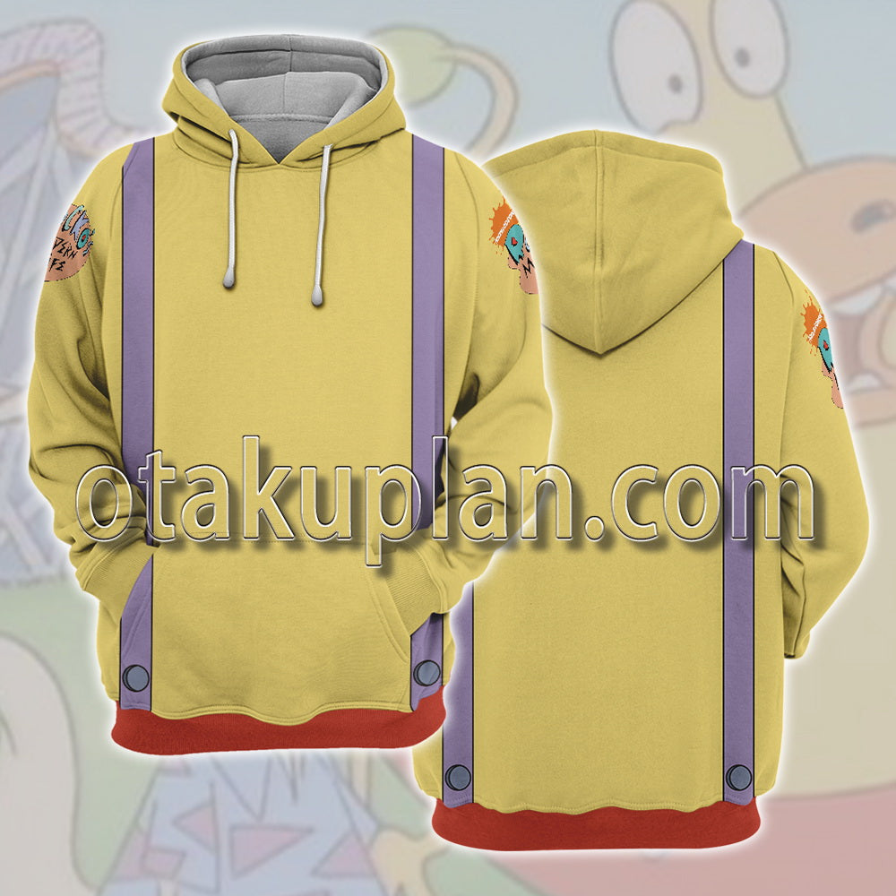 Rocko s Modern Life Heffer Steer Wolfe Cosplay Hoodie