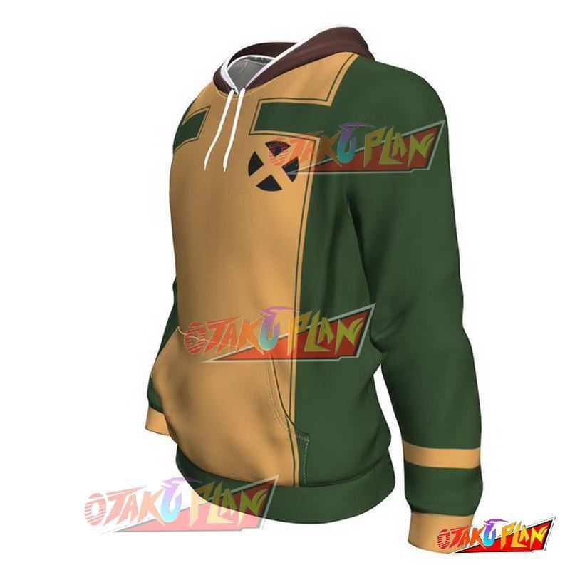 Rogue X men Cosplay All Over Print Pullover Hoodie