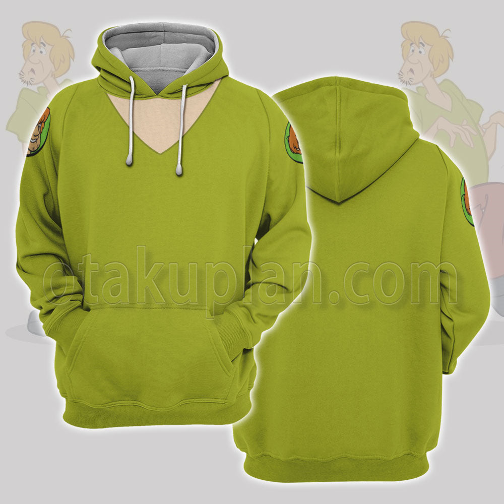 Scooby Doo Shaggy Rogers Cosplay Hoodie