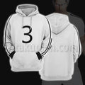 Scott Pilgrim Takes Off Todd Ingram White No3 Pattern Cosplay Hoodie