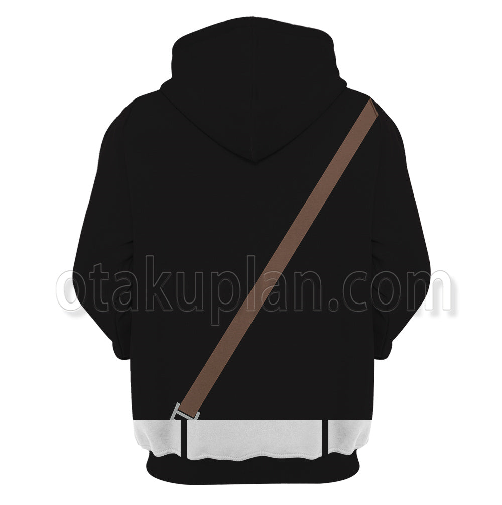 Seraph Of The End Imperial Demon Army Black Uniform Cosplay Hoodie
