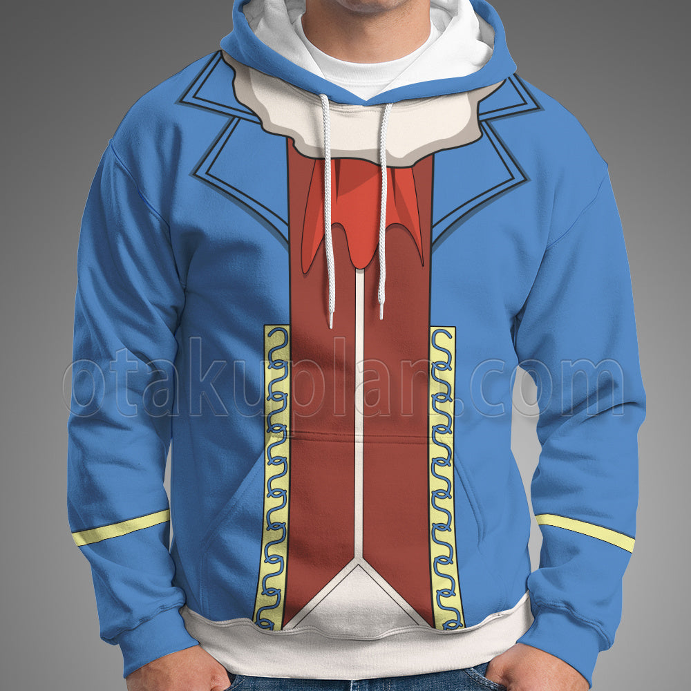 Shangri La Emul Blue Cosplay Hoodie