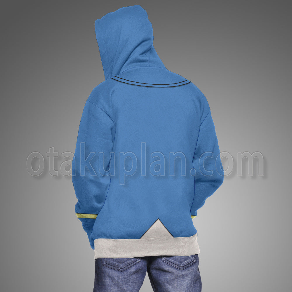 Shangri La Emul Blue Cosplay Hoodie