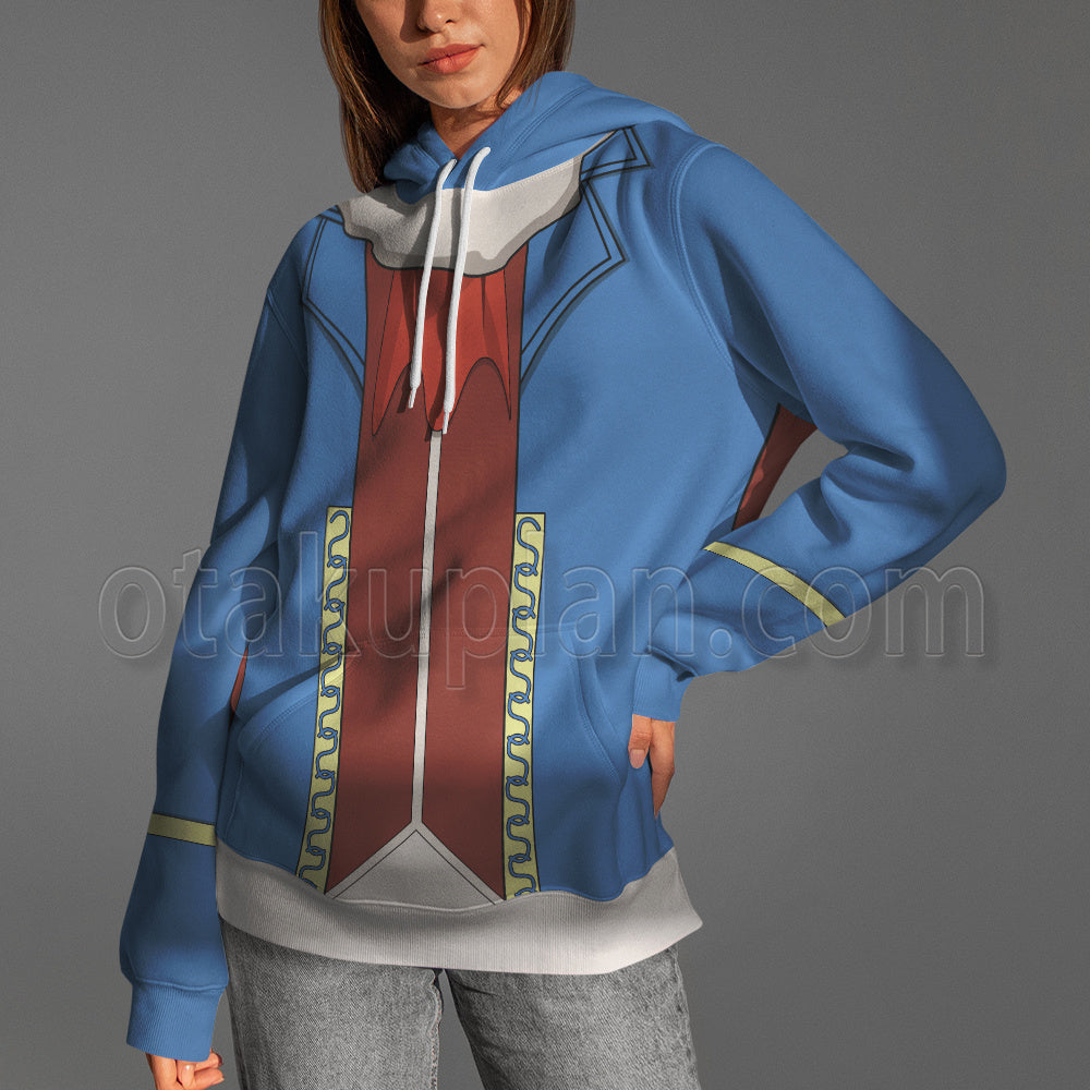 Shangri La Emul Blue Cosplay Hoodie