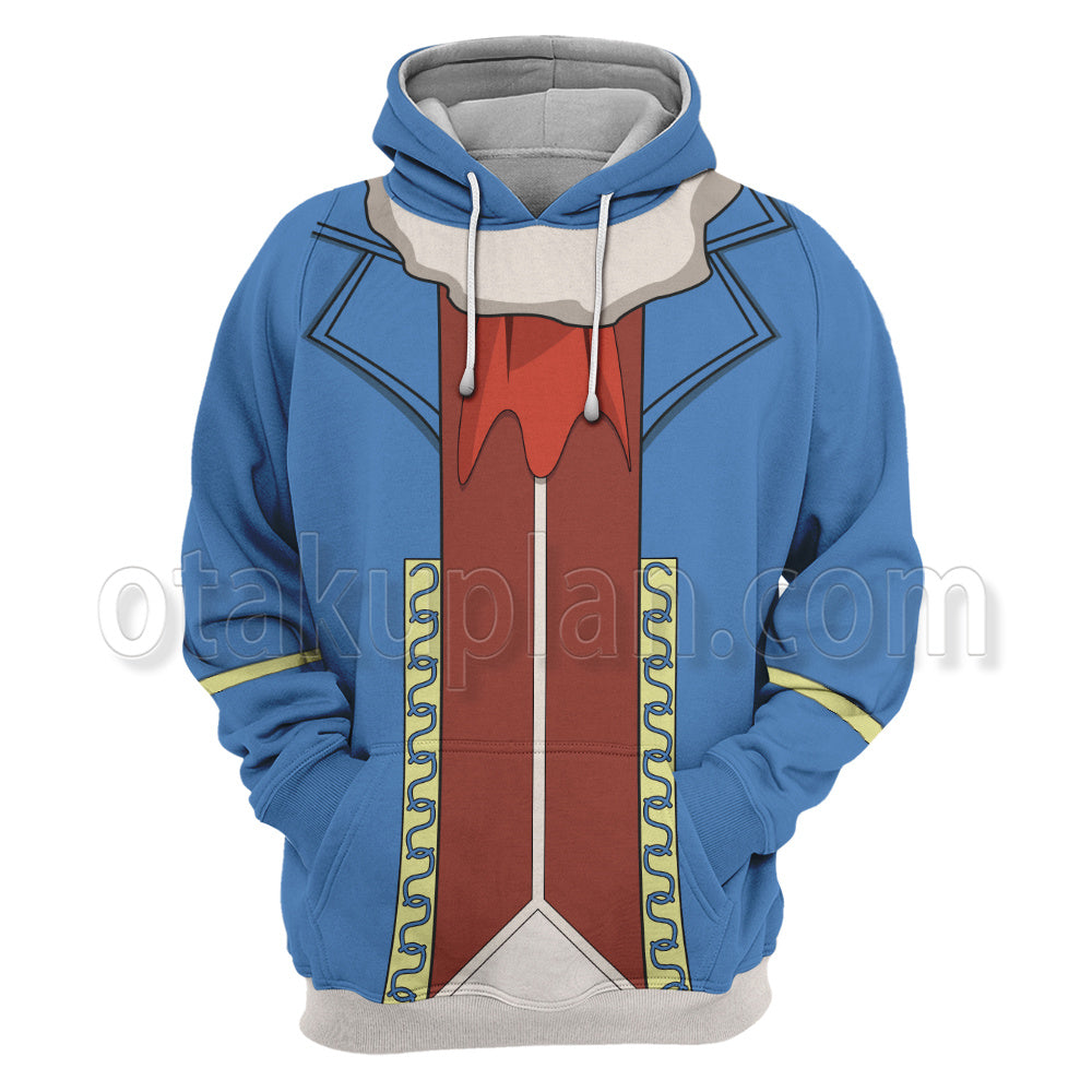 Shangri La Emul Blue Cosplay Hoodie
