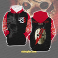 Skull Inspired Horror Friday The 13th Logo Hoodie