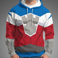 Sky High Steve Stronghold The Commander Battle Suit Cosplay Hoodie