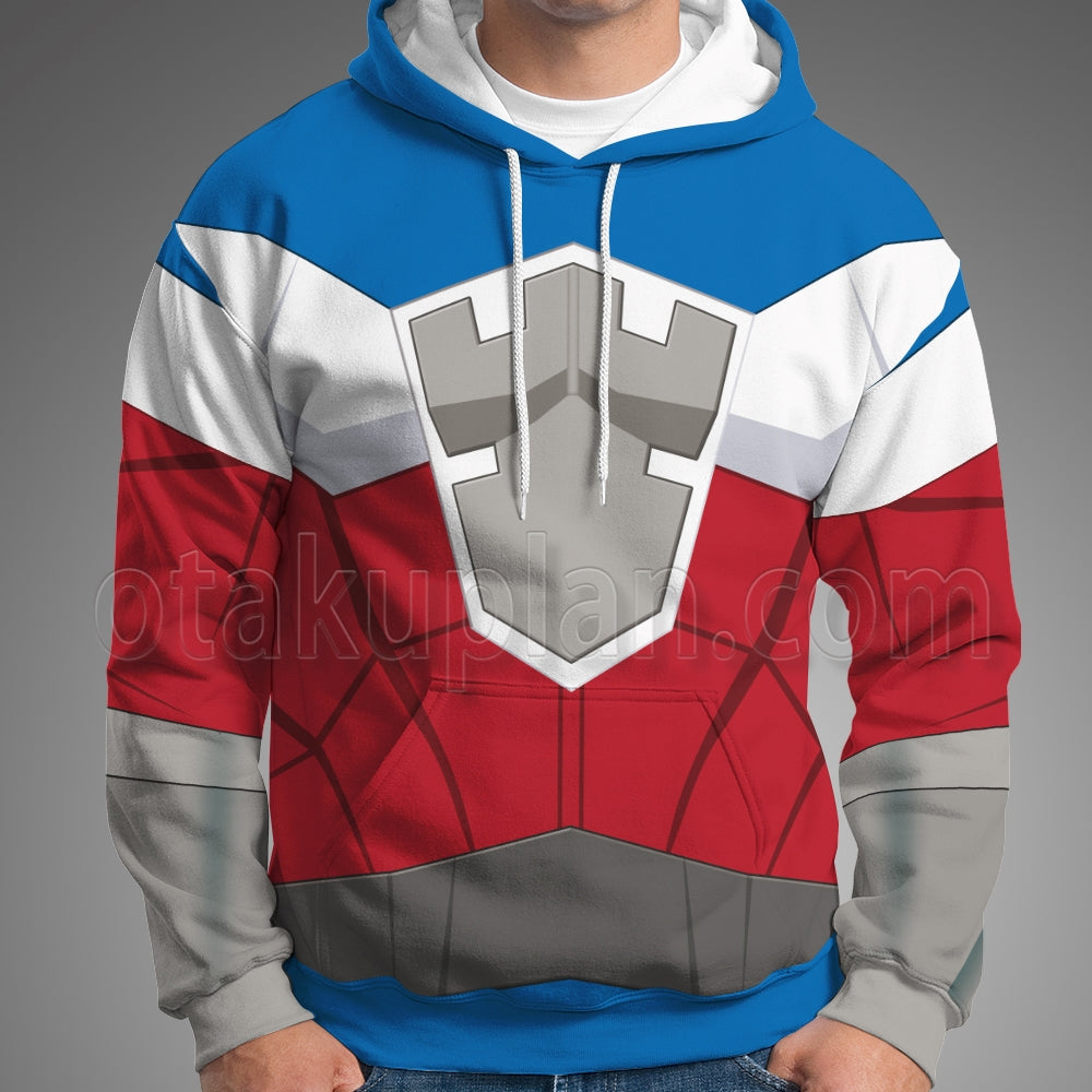 Sky High Steve Stronghold The Commander Battle Suit Cosplay Hoodie