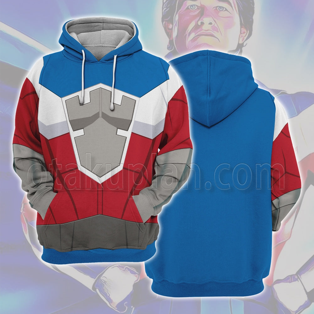 Sky High Steve Stronghold The Commander Battle Suit Cosplay Hoodie