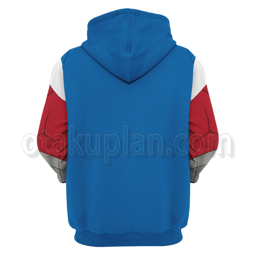 Sky High Steve Stronghold The Commander Battle Suit Cosplay Hoodie