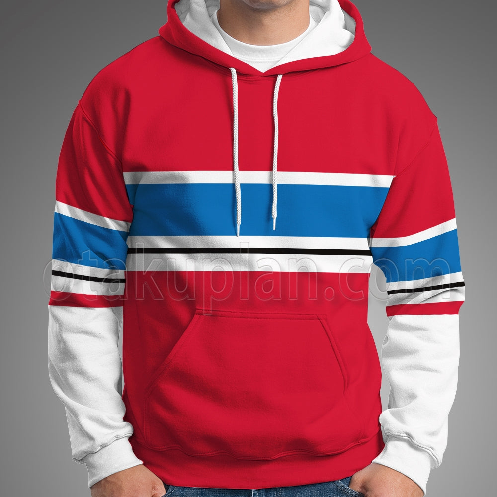 Sky High Will Stronghold Red Plainclothes Cosplay Hoodie