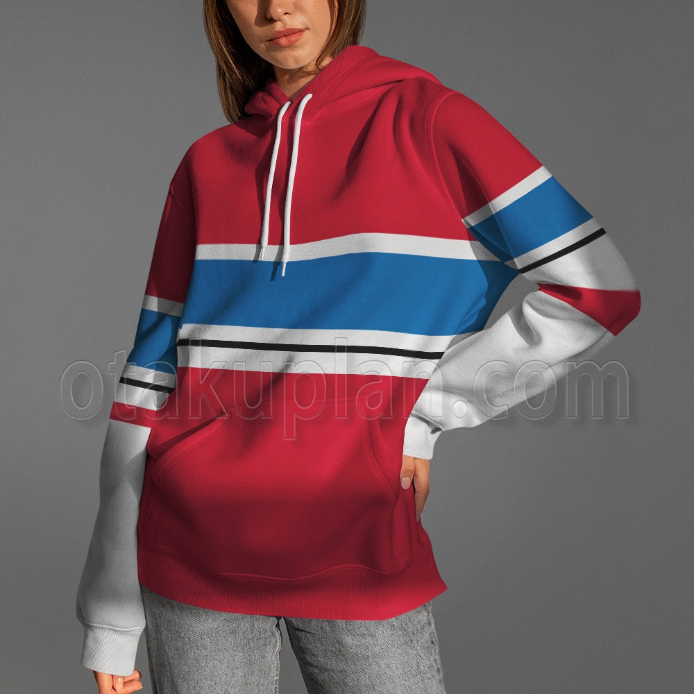 Sky High Will Stronghold Red Plainclothes Cosplay Hoodie
