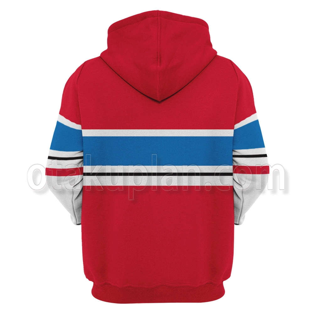 Sky High Will Stronghold Red Plainclothes Cosplay Hoodie