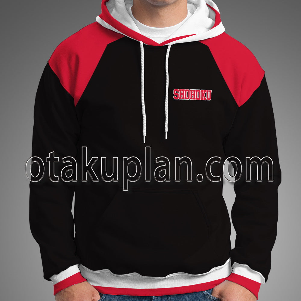 Slam Dunk SHOHOKU Basketball Team Black Jacket Cosplay Hoodie