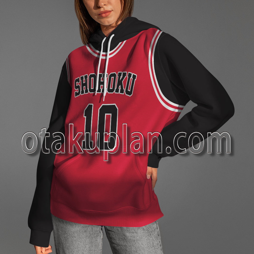 Slam Dunk SHOHOKU Basketball Team Jacket Custom Name Cosplay Hoodie