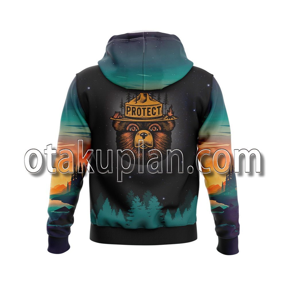 Smokey Bear Logo Hoodie