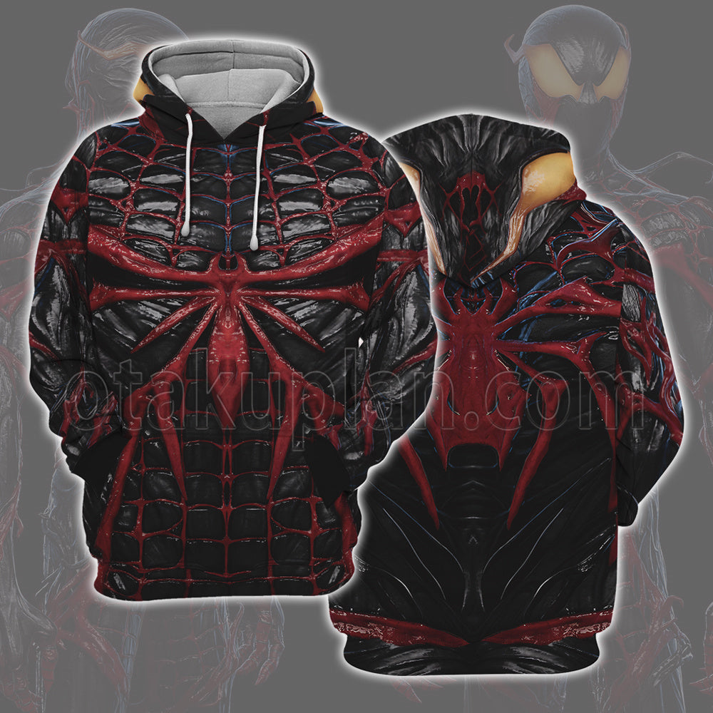 Spider Hero 2 Absolute Carnage Suit PS5 Game 3D Cosplay Hoodie