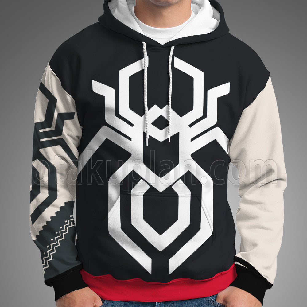 Spider Man Movie Anya Corazon Tattoo Battle Uniform Cosplay Hoodie