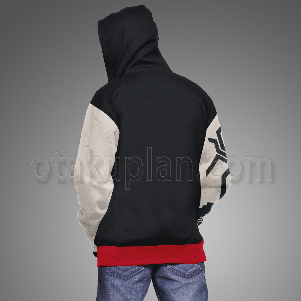 Spider Man Movie Anya Corazon Tattoo Battle Uniform Cosplay Hoodie